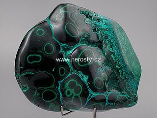 malachite, chrysocolla